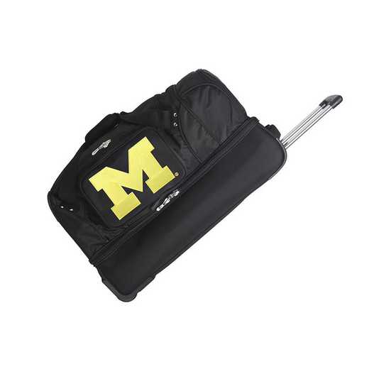CLMCL300: NCAA Michigan Wolverines 27IN WHLD Duffel Nylon bag